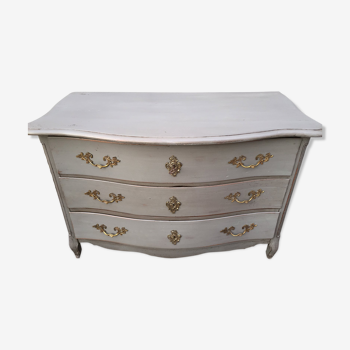 Commode galbée rococo Louis XV