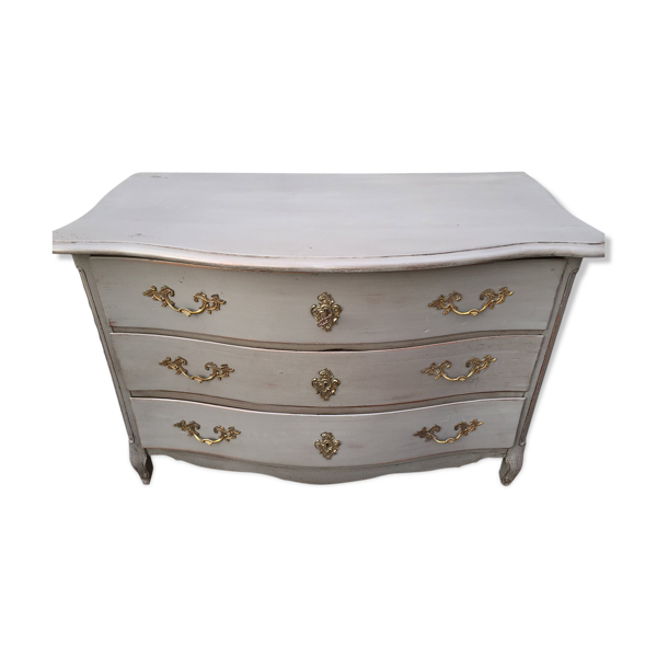 Commode galbée rococo Louis XV