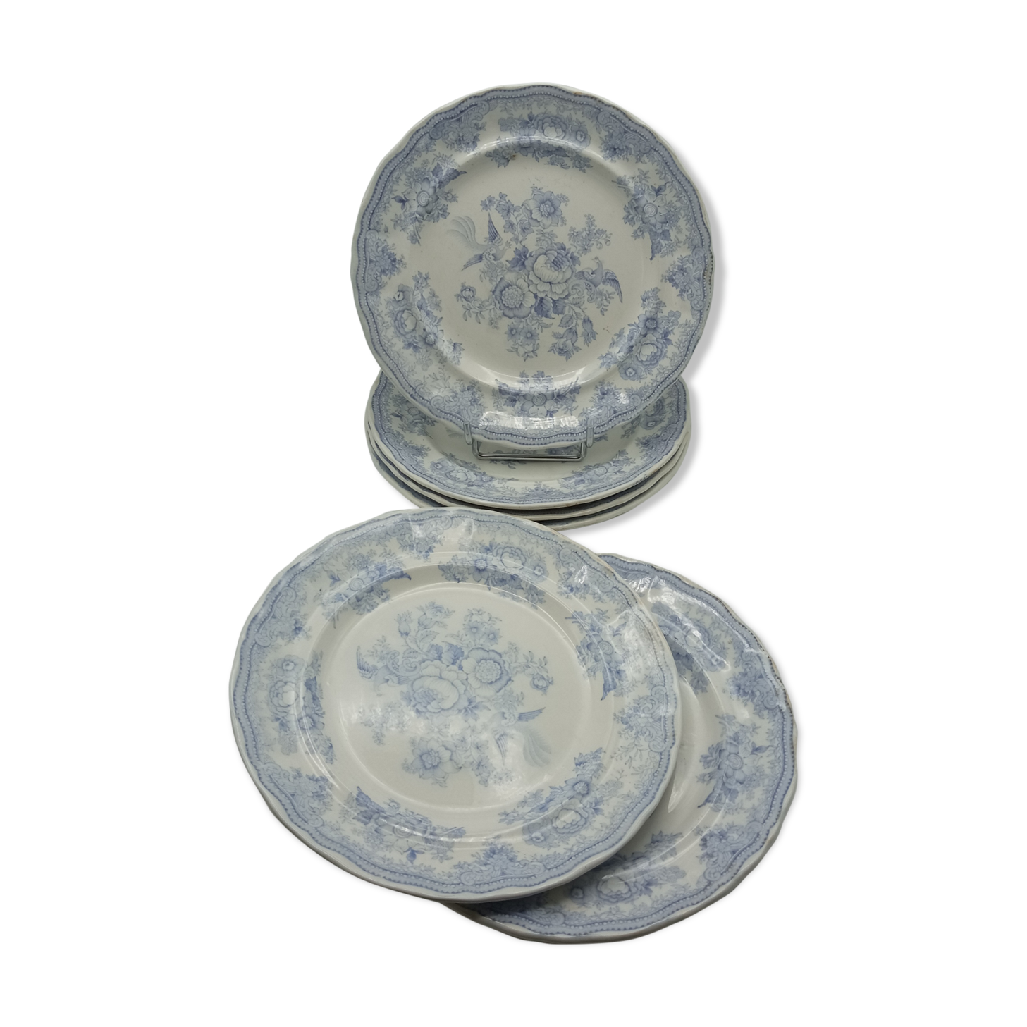 Plates in English earthenware