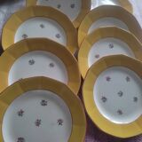 11 assiettes Sarreguemines