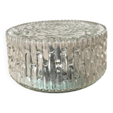Vintage round glass ceiling light