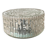 Vintage round glass ceiling light