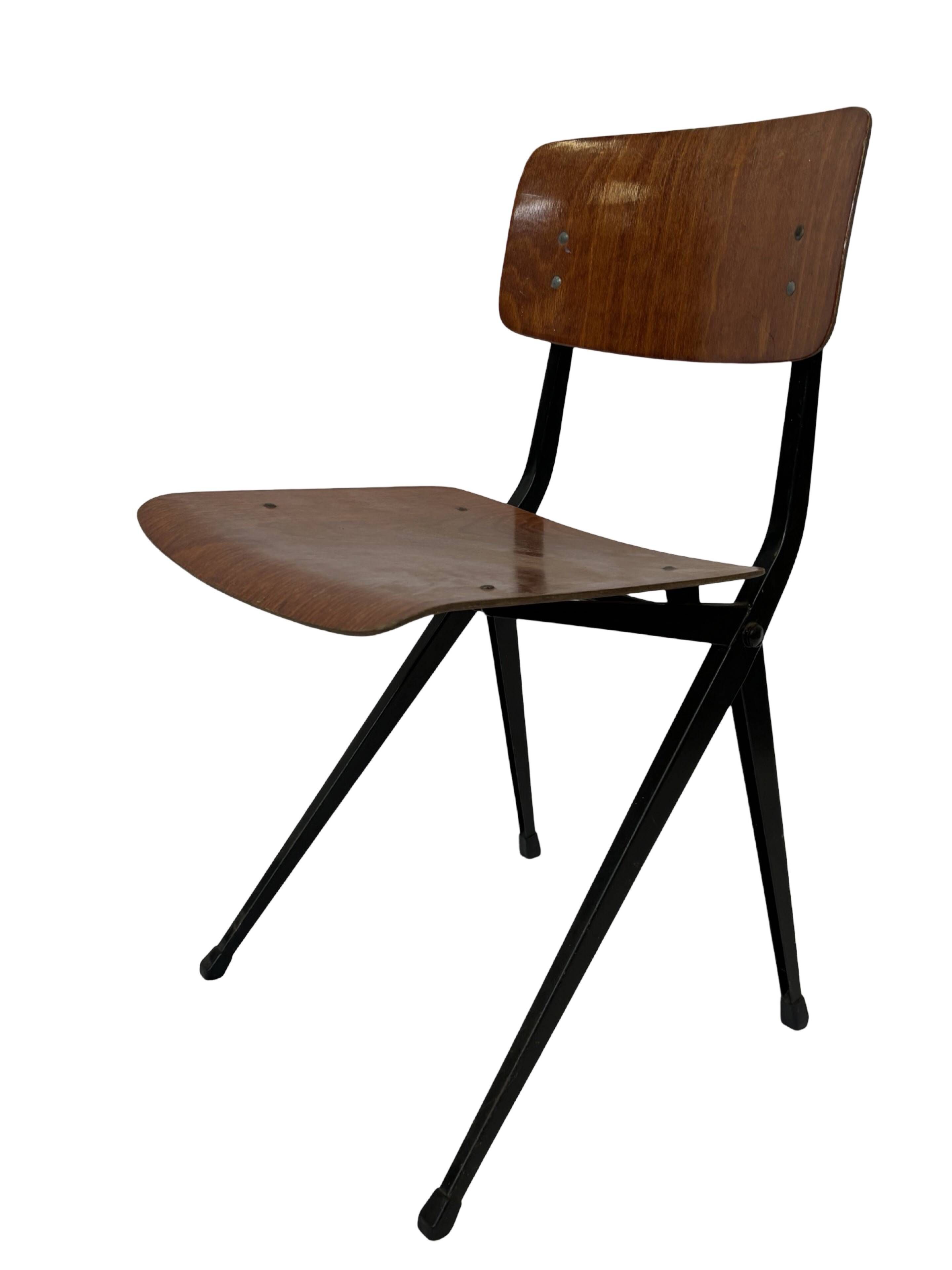 Mid Century Spin Chair 102 Ynske Kooistra for Marko Holland School chair
