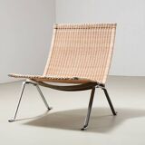 Early PK22 in Rattan by Poul Kjaerholm for E. Kold Christensen Denmark 1956