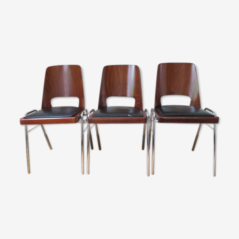 Set of three chairs Baumann
