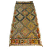 Vintage turkish kilim rug 99 x 45 cm