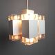 Vintage italian cubic chandelier by Gaetano Sciolari, 1970s