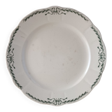 Plat rond terre de fer Longchamp Belleville