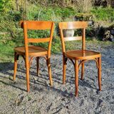 Lot of 6 Horgen-Glaris bistro chairs from the 40s
