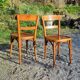 Lot of 6 Horgen-Glaris bistro chairs from the 40s