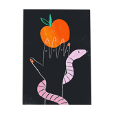 Illustration "eve and the snake"