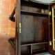 Empire period mahogany workbench