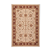 Tapis oriental 240x340 cm beige et rouge