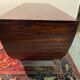 Vintage half-moon drawer console