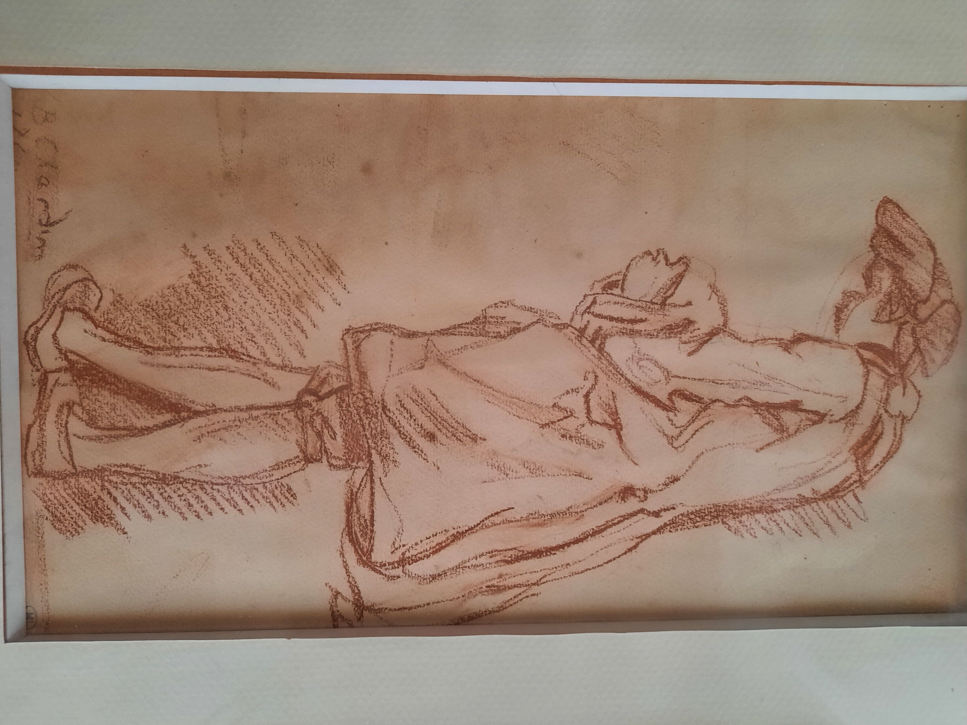 Cadre dessin sanguine