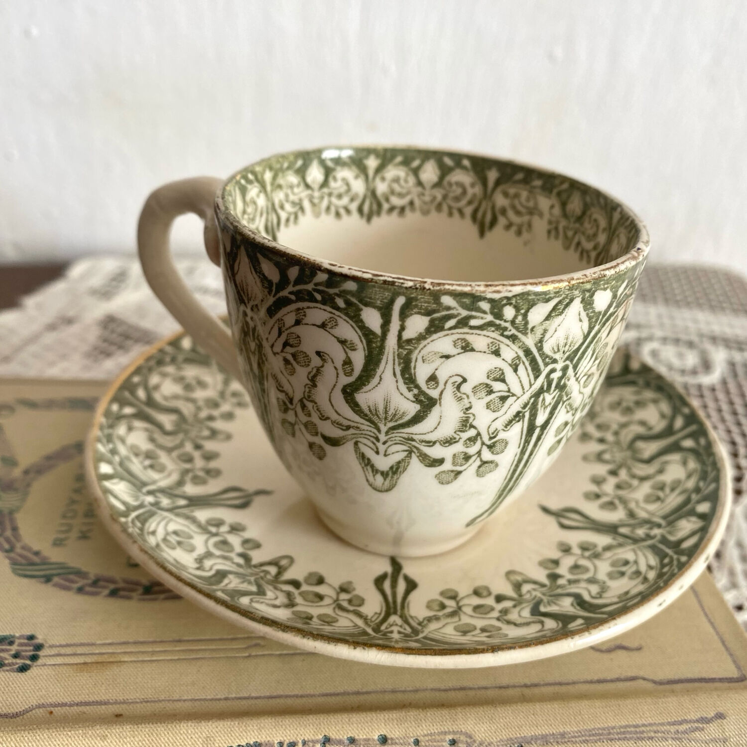 Ironstone cup Creil and Montereau