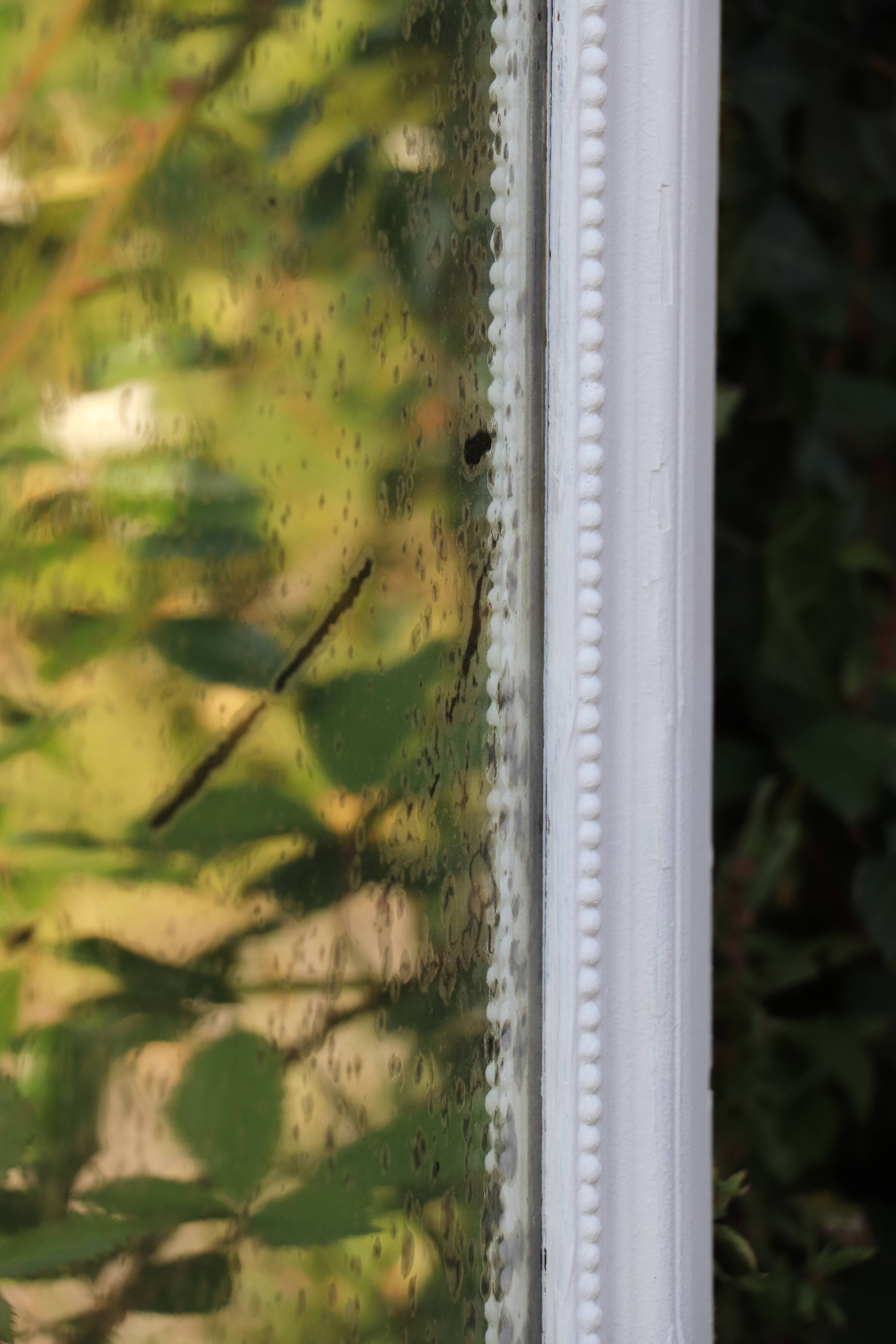 19th-century trumeau woodwork mirror 157x102cm