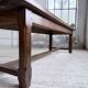 Table de ferme campagne noyer massif XL 250cm