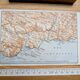 From Fréjus to Menton, an old map, printed in 1906.