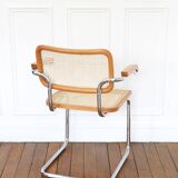Cesca B64 Breuer armchair Made in Italy - Seat cane redone