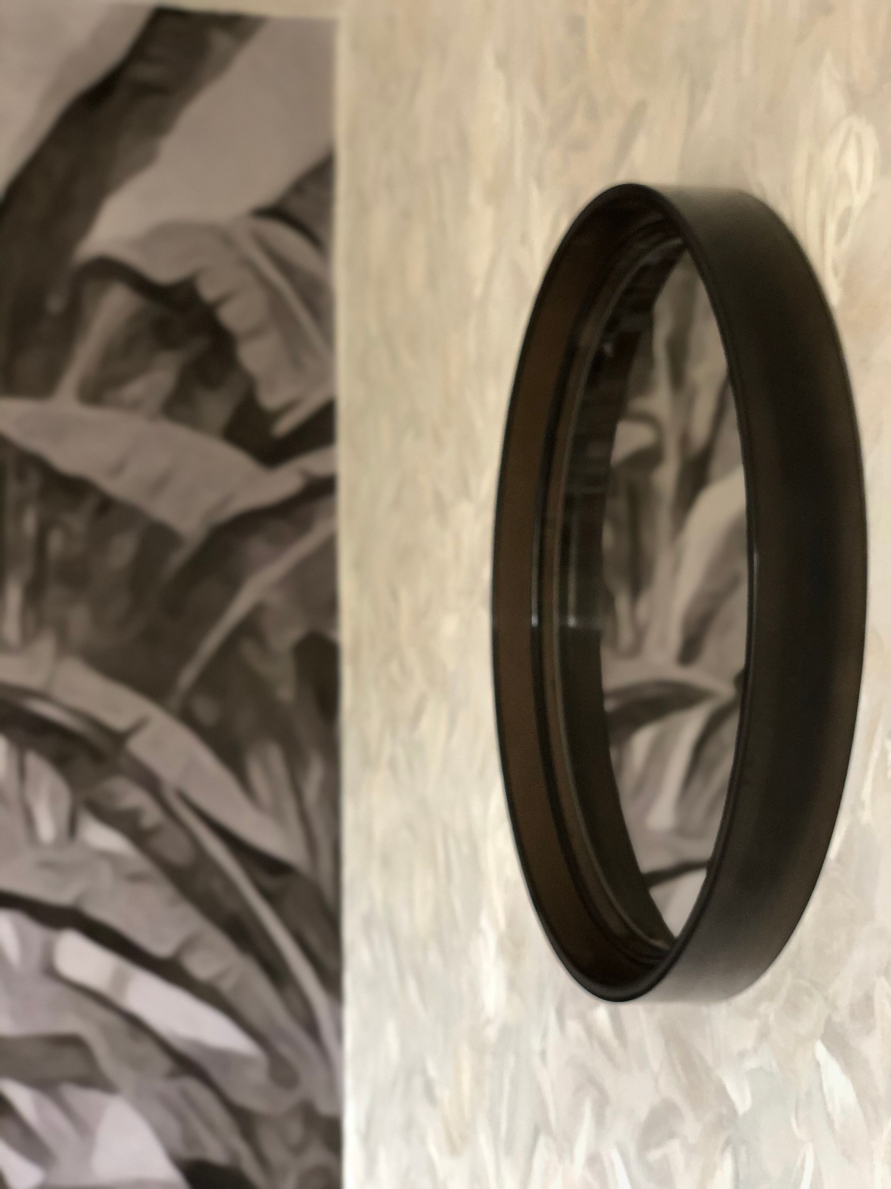 70s round mirror - 40cm