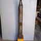 Large stylized sculpture ep 1950/60 carved wood + base