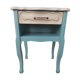 Bedside table, nightstand, renovated accent furniture.