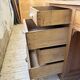 1950s oak office counter