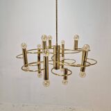Mid Century Chandelier Designed by  Sciolari, 1970's