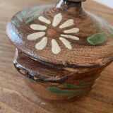 Small Alsatian pot in glazed ceramic