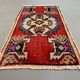 Small Vintage Turkish Rug 92x49 cm, Short Runner, Tribal, Shabby, Mini Carpet
