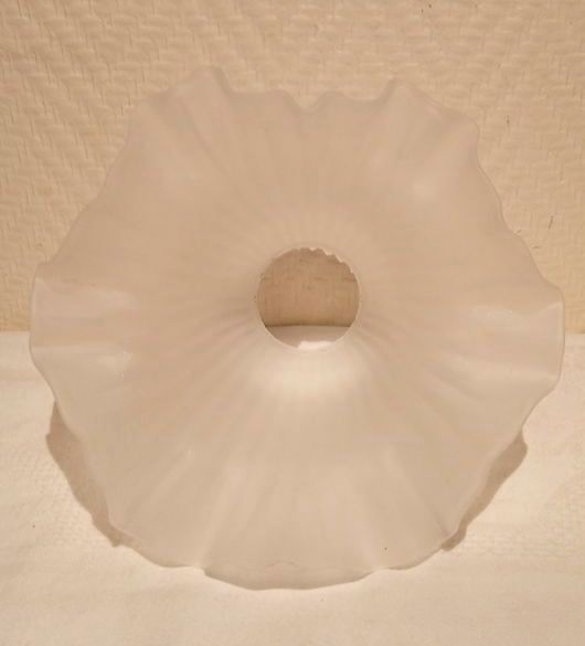 Lot 4 globes tulipe opaline