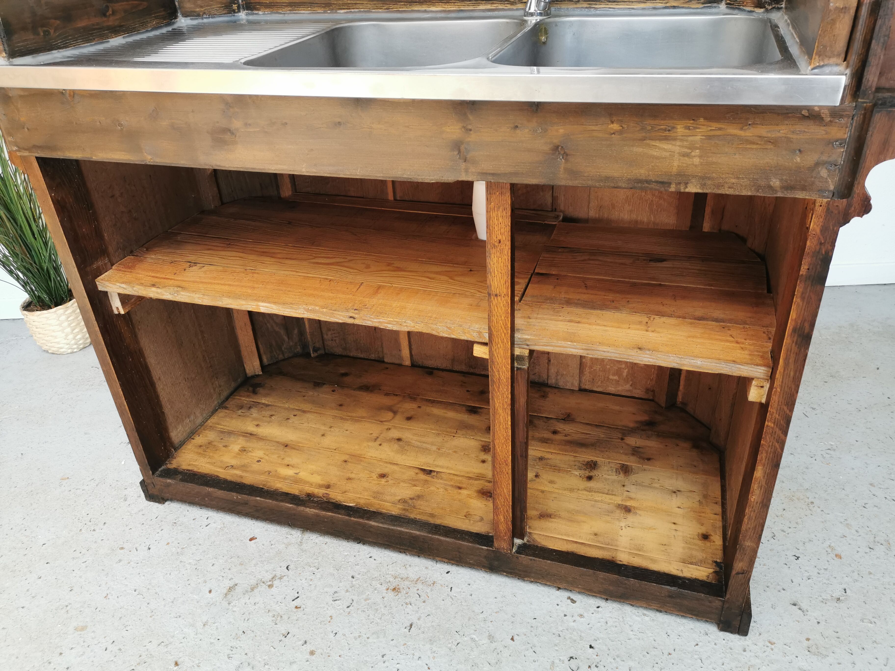 Former bistro bar counter