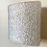 Teak and perspex wall lamp