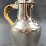 Coquemar laitière XIXe en argent massif