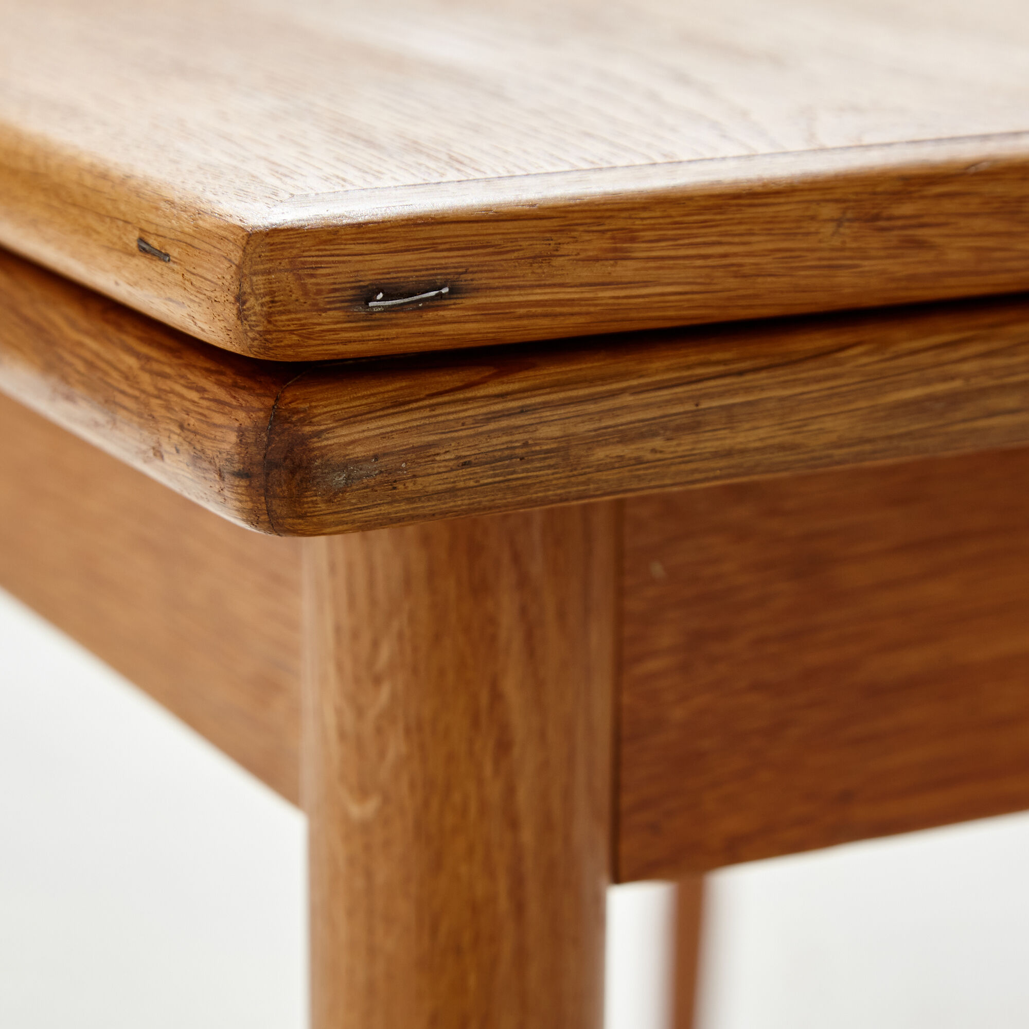 Restored oak dining table
