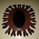 Leather mirror