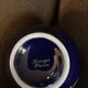 Limoges porcelain vase cobalt blue peacock motif orientalist flowers