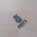 Gien earthenware square flat