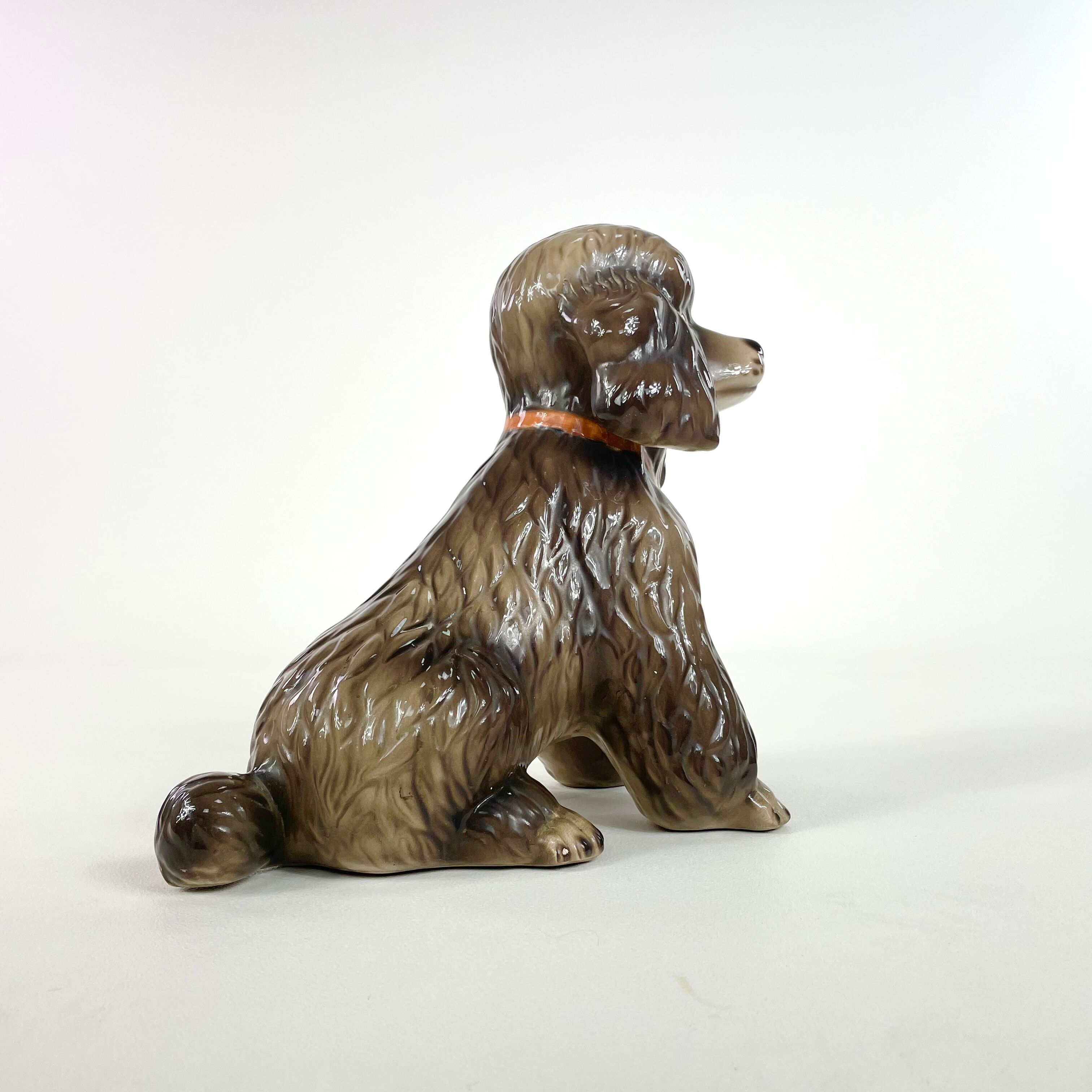 Pair of poodles, ceramics, Mid-century