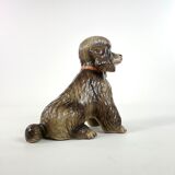 Pair of poodles, ceramics, Mid-century
