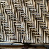 Rattan chaise longue