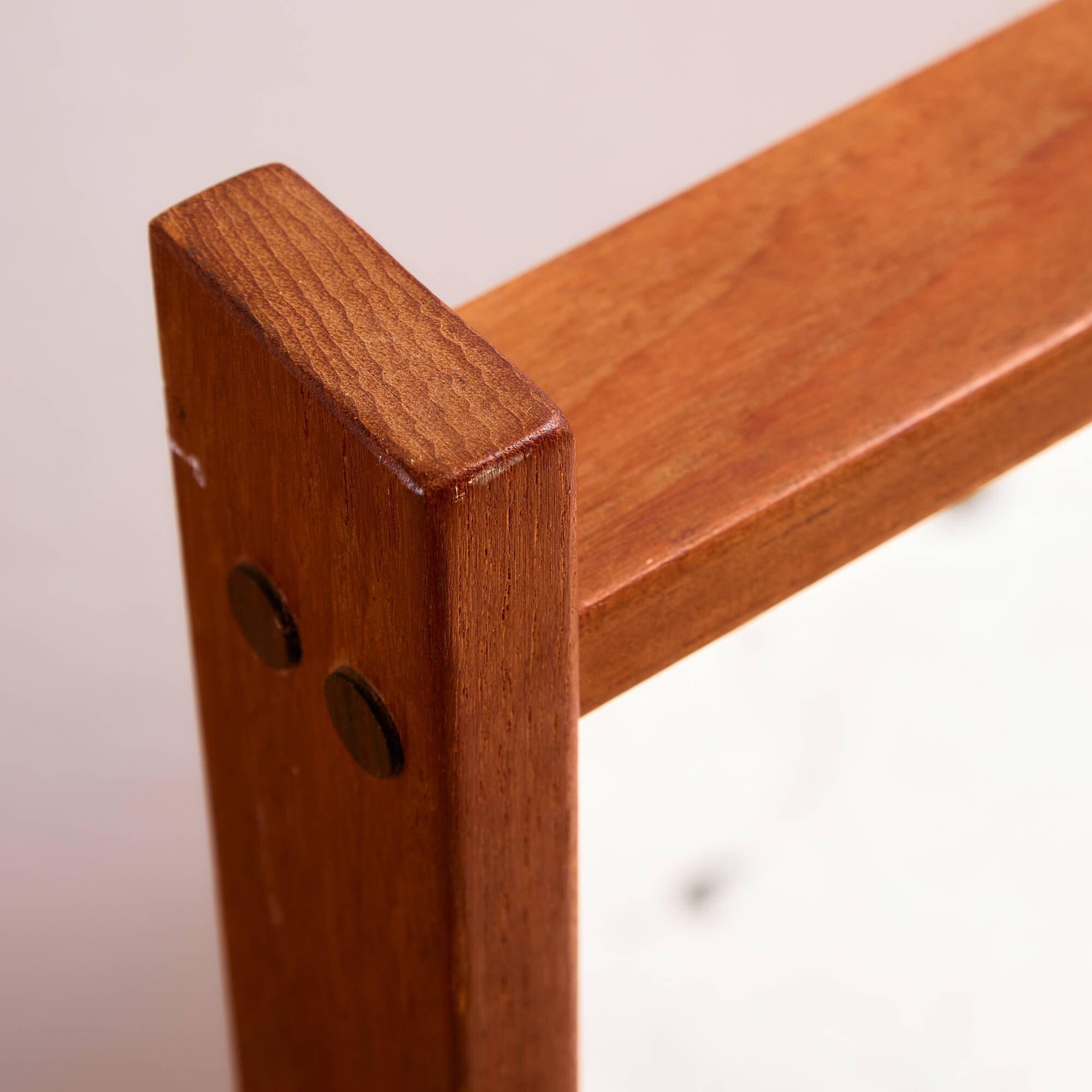 Teak framed mirror by Aksel Kjersgaard