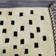 Tapis en laine pure fait main marocaine traditionnelle taille 140 x 260 cm