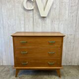 Vintage chest of drawers with compass feet