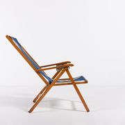 Italian foldable chaise longue by Fratelli Reguitti 1960