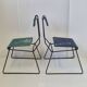 Set of 3 vintage 1950s chairs