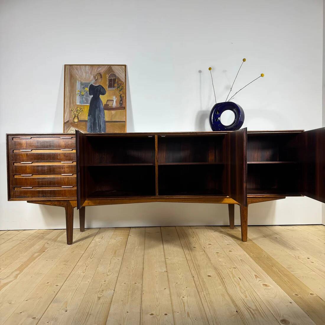 Danish buffet in rosewood – mid-century modern design, 1960.