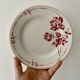 Set of 10 mismatched vintage dessert plates