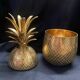 Seau a glace ananas laiton